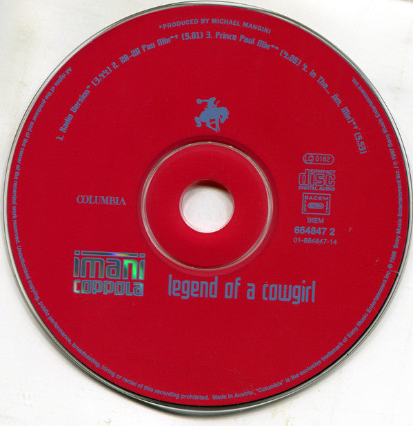 Imani Coppola : Legend Of A Cowgirl (CD, Maxi)