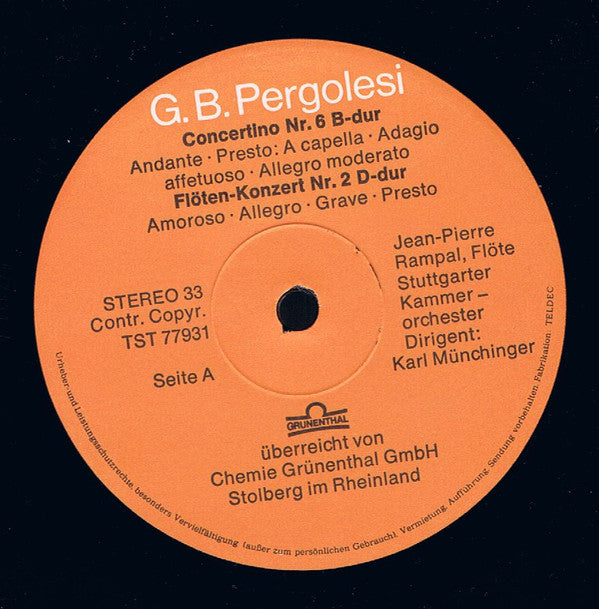 Giovanni Battista Pergolesi / Igor Stravinsky : Moderne Meisterwerke (Komponiert Nach Klassischen Vorlagen) (LP, Comp)