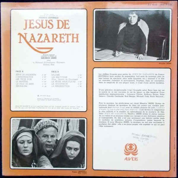 Maurice Jarre : Jesus De Nazareth (LP, Album, RE)