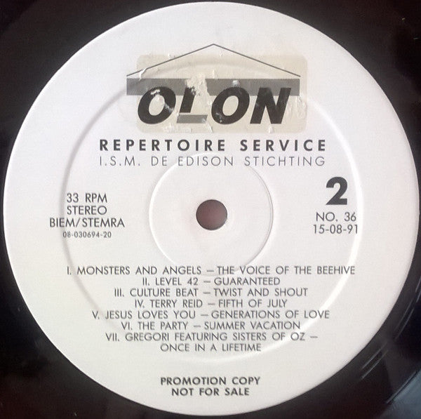 Various : Repertoire Service No. 36 (LP, Comp, Promo)