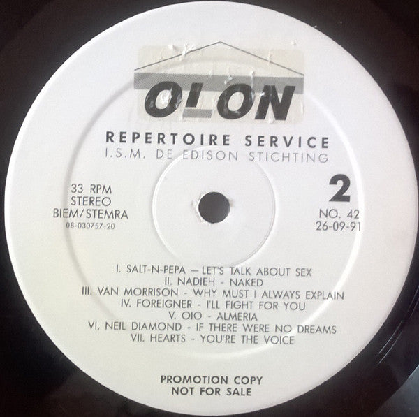 Various : Repertoire Service No. 42 (LP, Comp, Promo)
