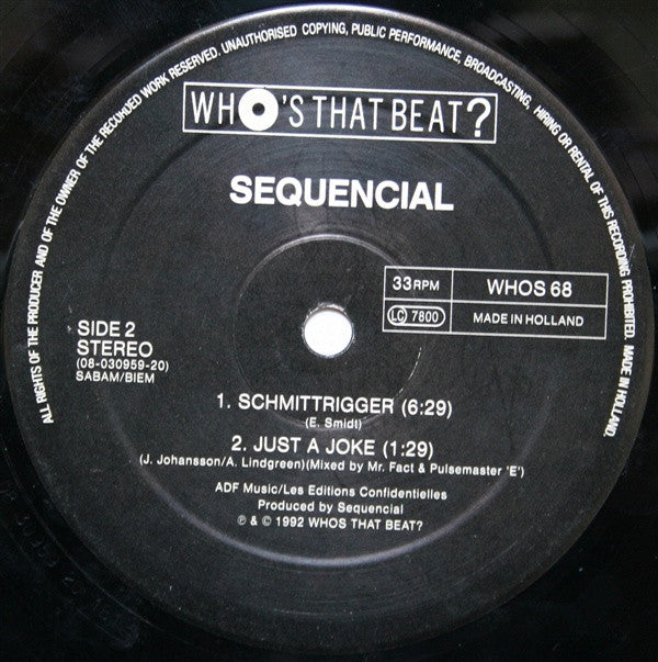 Sequencial : Psychotronic (12")