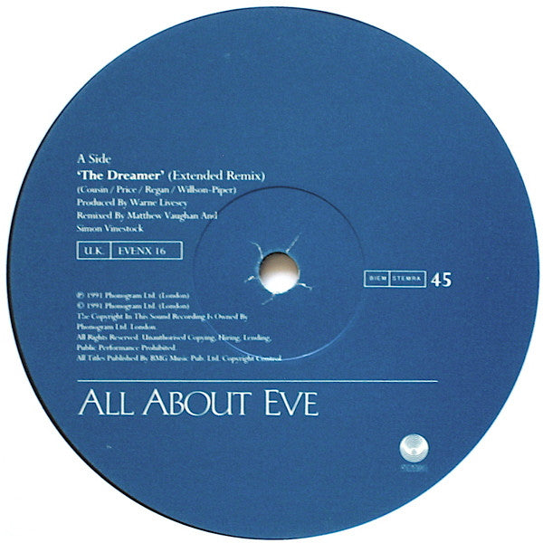 All About Eve : The Dreamer (12", Ltd, Num)