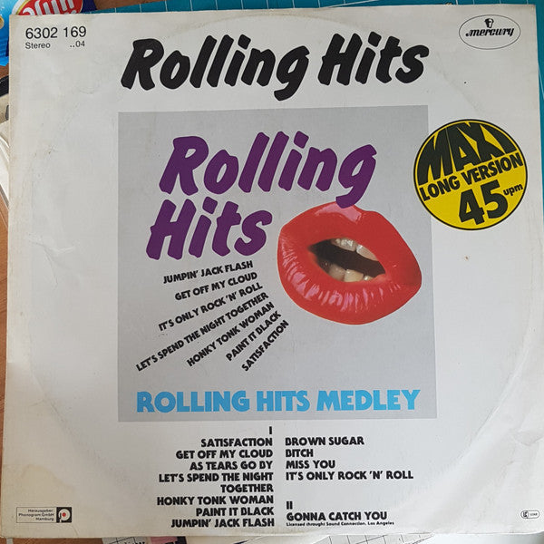 Rolling Hits : Rolling Hits Medley (12", EP, Maxi)