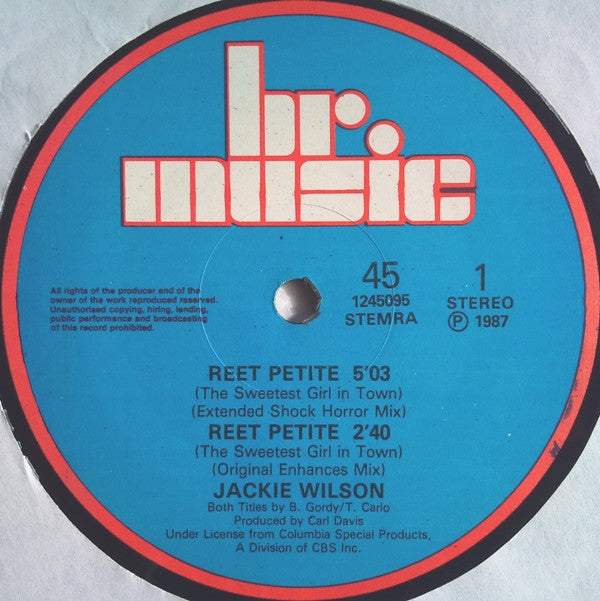Jackie Wilson : Reet Petite (12")