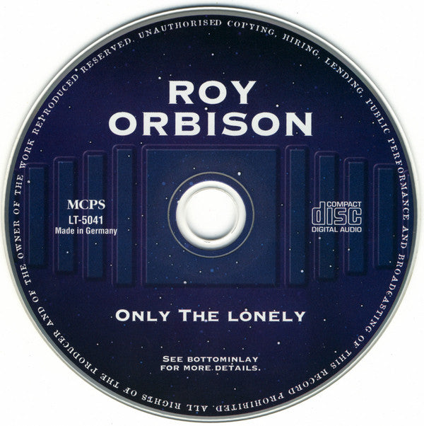 Roy Orbison : Only The Lonely (CD, Comp)