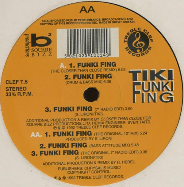 Tiki (4) : Funki Fing (12")