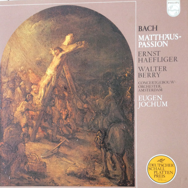 Johann Sebastian Bach / Ernst Haefliger, Walter Berry, Concertgebouworkest, Eugen Jochum : Matthäus-Passion (4xLP, RE + Box)