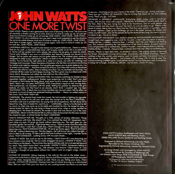 John Watts : One More Twist (LP, Album)