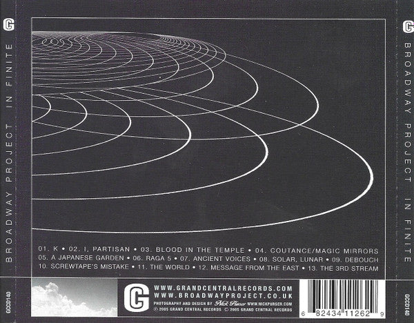 Broadway Project : In Finite (CD, Album)