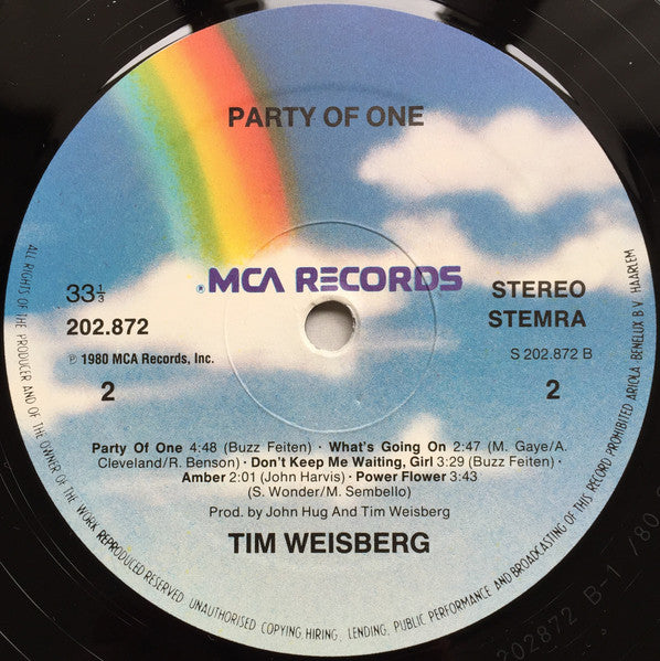 Tim Weisberg : Party Of One (LP, Album)
