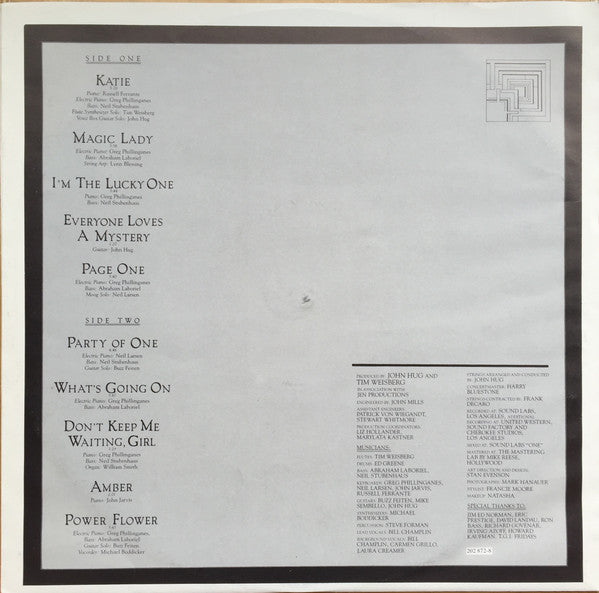 Tim Weisberg : Party Of One (LP, Album)