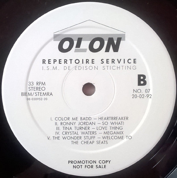 Various : Repertoire Service No. 07 (LP, Comp, Promo)