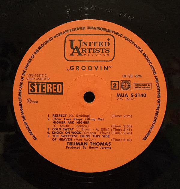 Truman Thomas : Groovin' (LP)