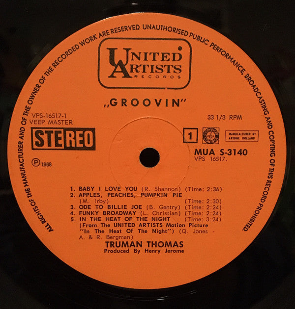 Truman Thomas : Groovin' (LP)