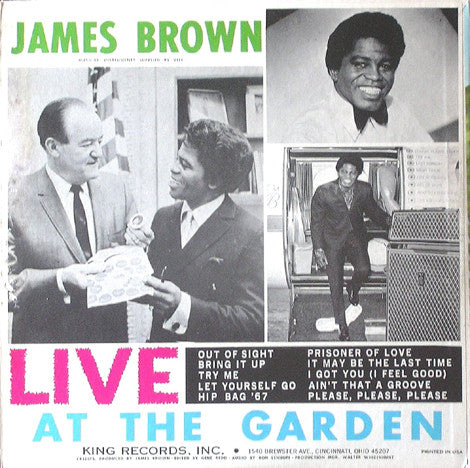 James Brown : Live At The Garden (LP, Mar)