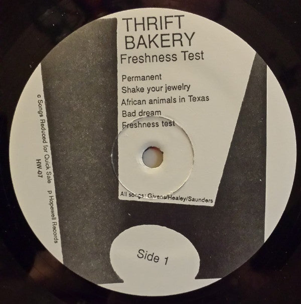 Thrift Bakery : Freshness Test (LP, Album)