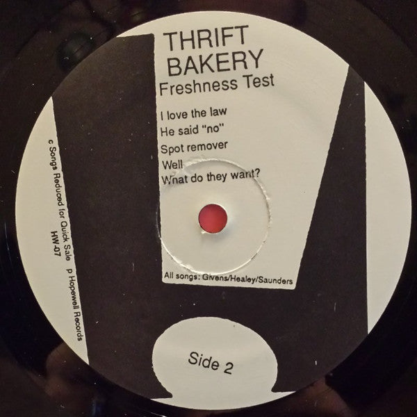 Thrift Bakery : Freshness Test (LP, Album)