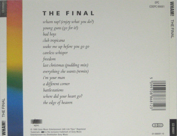 Wham! : The Final (CD, Comp, RE, RP)
