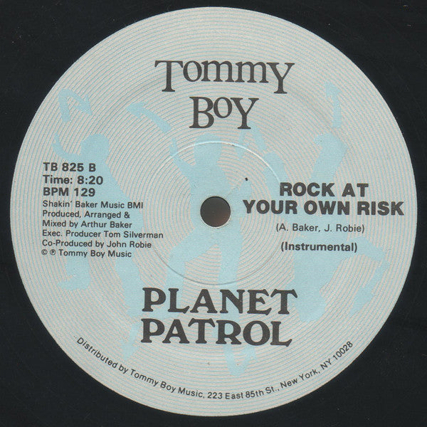 Planet Patrol : Play At Your Own Risk (12", Single)