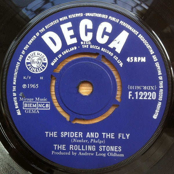 The Rolling Stones : (I Can't Get No) Satisfaction (7", Single)