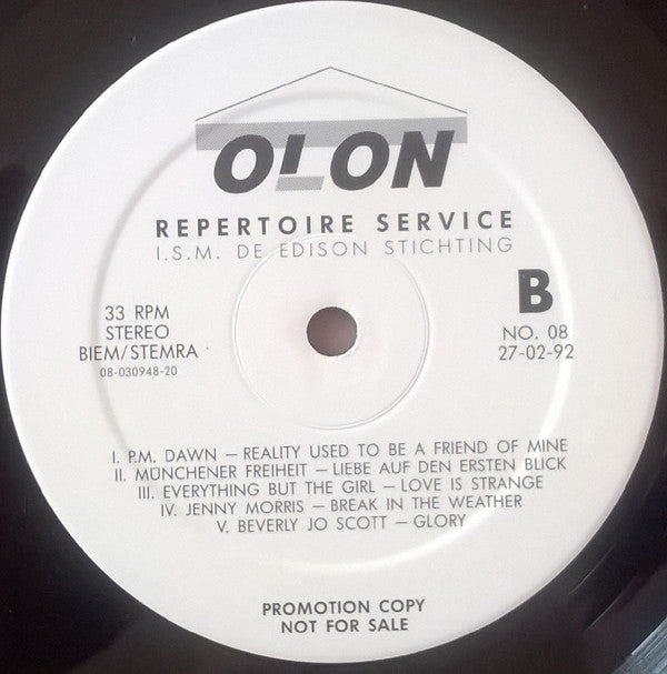 Various : Repertoire Service No. 8 (LP, Comp, Promo)