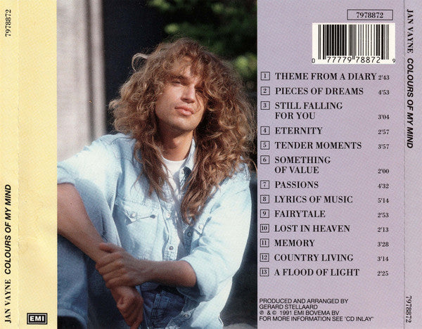 Jan Vayne : Colours Of My Mind (CD, Album)