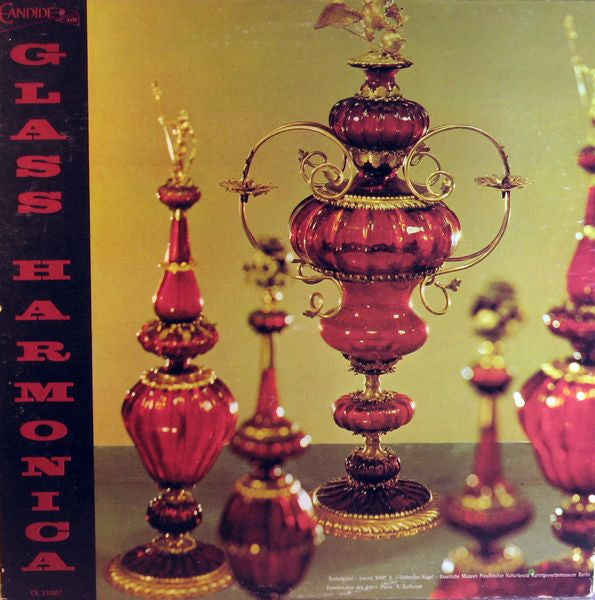 Bruno Hoffmann : Music For Glass Harmonica: Works By Beethoven, Naumann, Schlett, Reichardt, Tomaschek & Röllig (LP, Album)