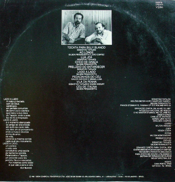 Sebastião Tapajós, Gilson Peranzzetta : Lado A Lado (LP, Album)