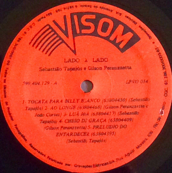 Sebastião Tapajós, Gilson Peranzzetta : Lado A Lado (LP, Album)