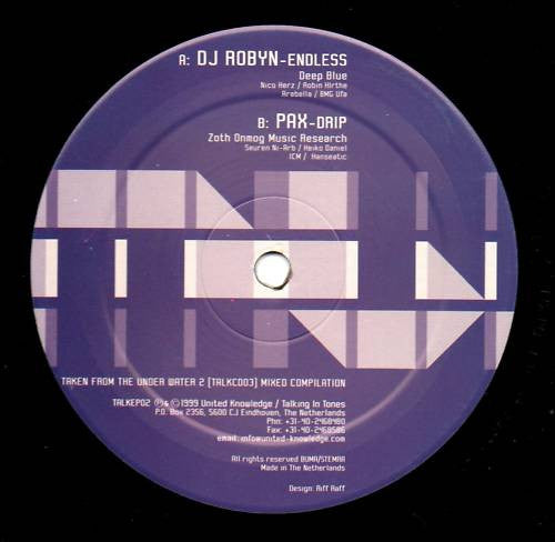 DJ Robyn / Pax : Endless / Drip (12")