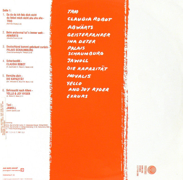 Various : Die Neue Deutsche Welle Ist Da Da Da (LP, Comp)