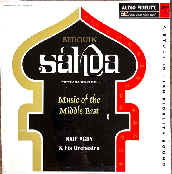 Naif Agby & His Orchestra : Bedouin Sahda (Pretty Dancing Girl) (LP, Mono)
