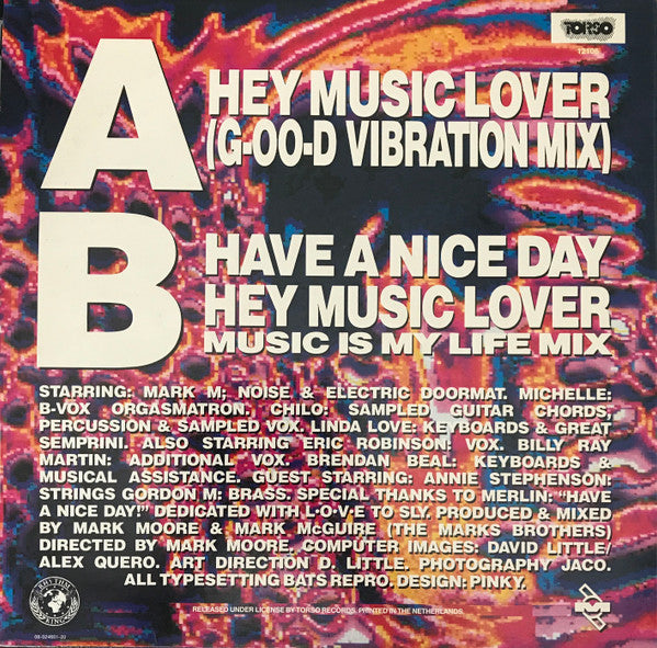 S'Express : Hey Music Lover (12")