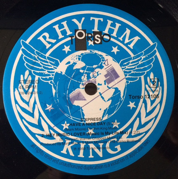 S'Express : Hey Music Lover (12")