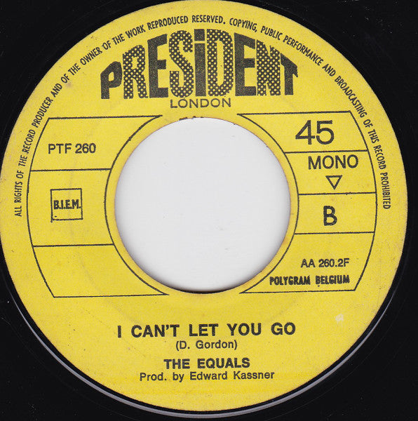 The Equals : Viva Bobby Joe (7", Single, Mono)