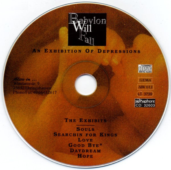 Babylon Will Fall : An Exhibition Of Depressions (CD, EP)