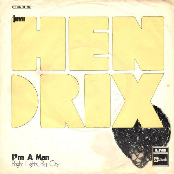 Jimi Hendrix : I'm A Man (7", Single)
