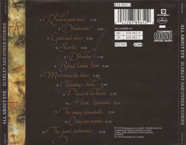 All About Eve : Scarlet And Other Stories (CD, Album)