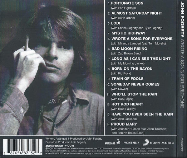 John Fogerty : Wrote A Song For Everyone (CD, Album, Dig)