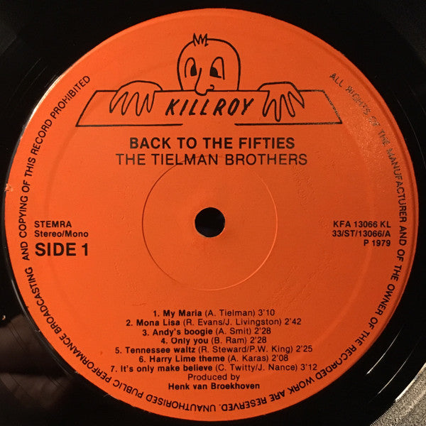 Tielman Brothers : Back To The Fifties (LP, Album)