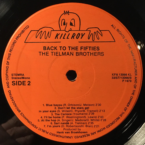 Tielman Brothers : Back To The Fifties (LP, Album)