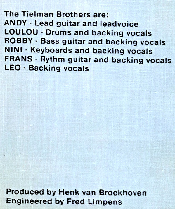 Tielman Brothers : Back To The Fifties (LP, Album)