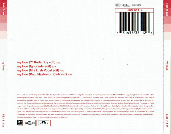 Kele Le Roc : My Love (The Mixes) (CD, Single)