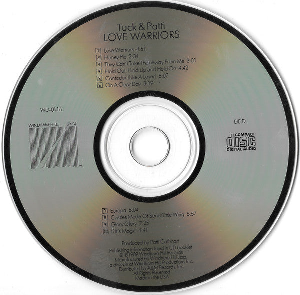 Tuck & Patti : Love Warriors (CD, Album, RE)