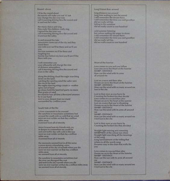 Yes : Fragile (LP, Album, Gat)