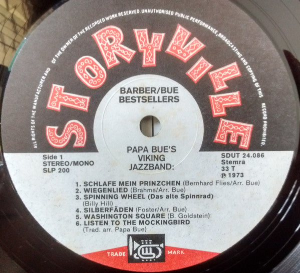 Papa Bue's Viking Jazz Band / Chris Barber's Jazz Band : Barber / Bue Bestsellers (LP, Comp)