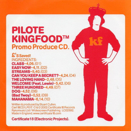 Pilote : Kingfood (CD, Album, Promo)