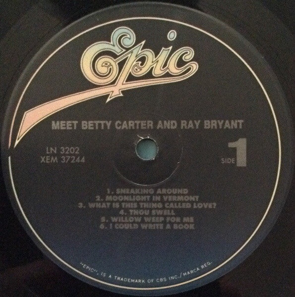 Betty Carter and Ray Bryant : Meet Betty Carter And Ray Bryant (LP, Album, RE)