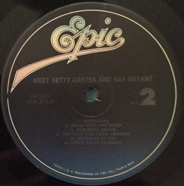 Betty Carter and Ray Bryant : Meet Betty Carter And Ray Bryant (LP, Album, RE)